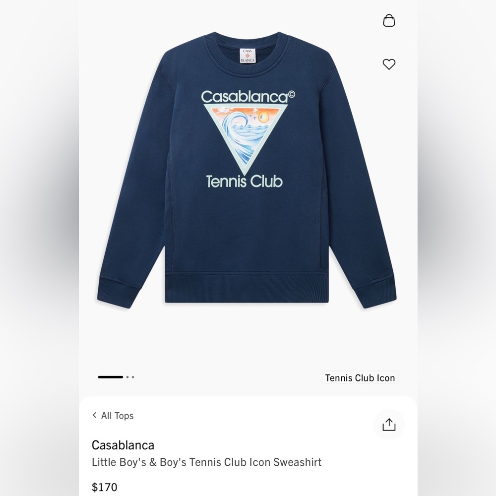 Casablanca long sleeve 11-12 years old shirt